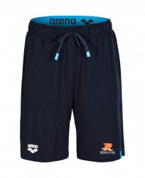 Arena Mens Bermuda Solid Navy Short w/ Revolution Logo