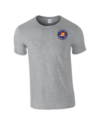 Gildan Grey Cotton T-shirt w/ Revolution Logo