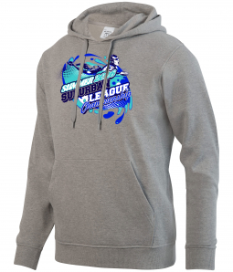 Charcoal Heather Hoody w/ Summer Suburban Meet Logo
