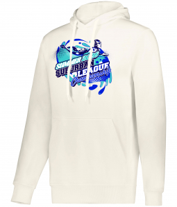 Cream Hoody w/ Summer Suburban Meet Logo