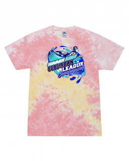Funnel Cake Tye Dye T-shirt w/ Summer Suburban Meet Logo