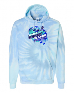Lagoon Tye Dye Hoody w/ Summer Suburban Meet Logo