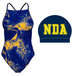 Speedo Lunar Storm Crossback & NDA Latex Cap