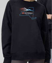 Speedo Black Fleece Crew w/ Sectionals Logo