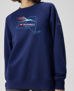 Speedo Navy Fleece Crew w/ Sectionals Logo