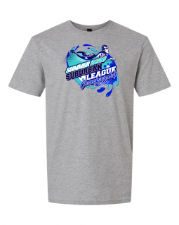 Sport Grey Soft Style T-shirt w/ Summer Suburban Meet Logo
