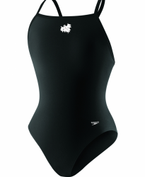 Speedo Enduracne+ Black Flyback w/ Ghost Logo